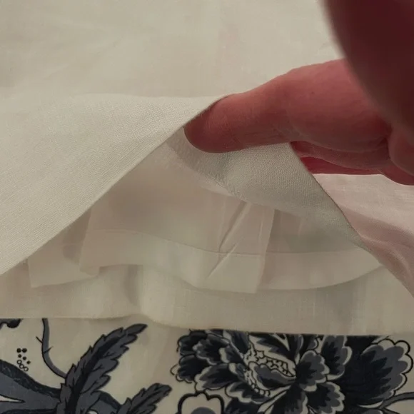 Talbots White Linen Trousers - Picture 6 of 16